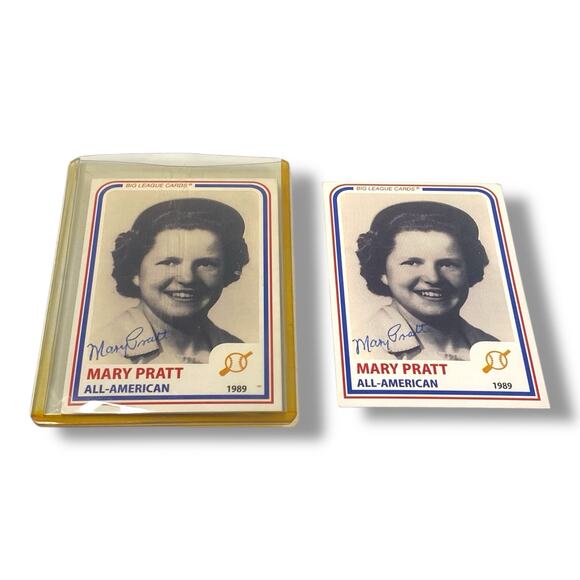 1994 Mary Pratt ALL-American 1989 Big League Cards Baseball Lot of 2 - Picture 1 of 4